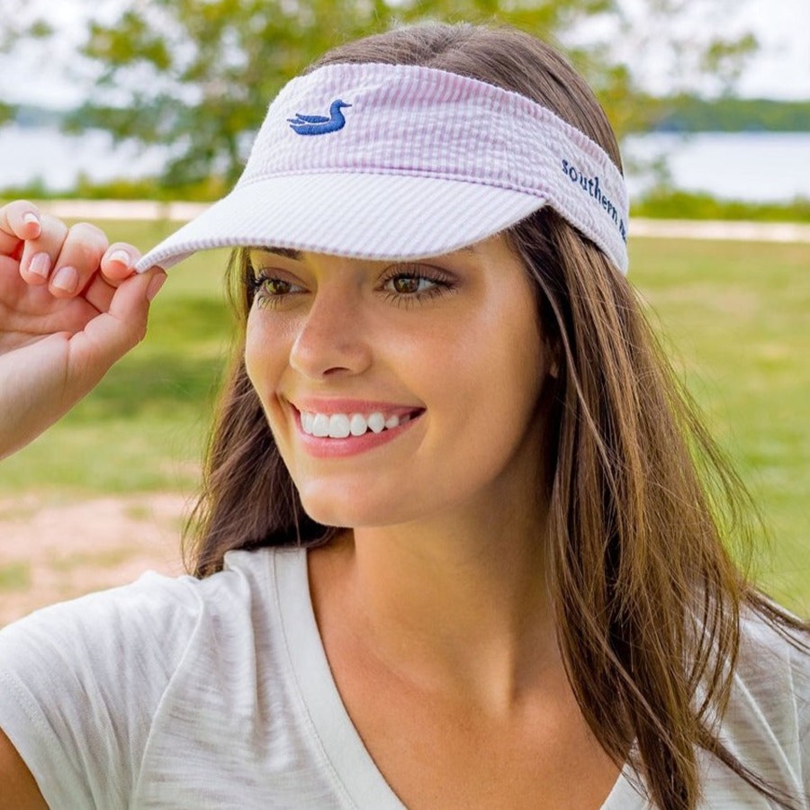 Women'S Southern Marsh Hats & Visors | Seersucker Visor