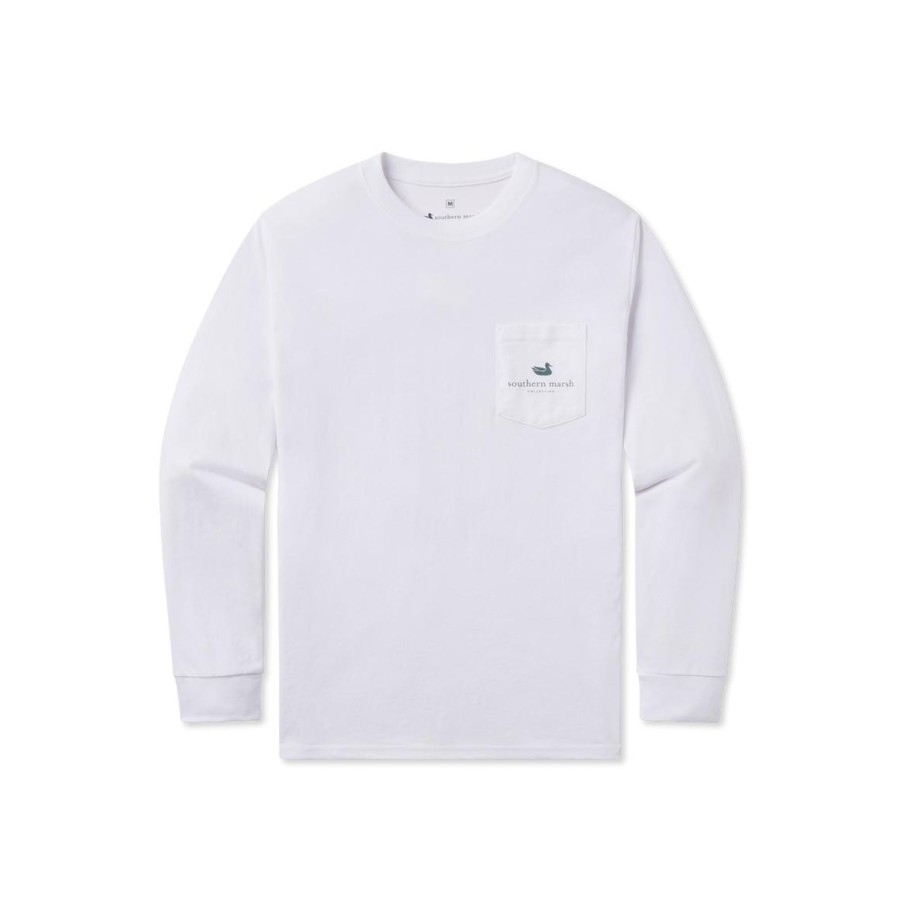 Men'S Southern Marsh Original Ls Tees | Altitude Tee | Lantern | Long Sleeve
