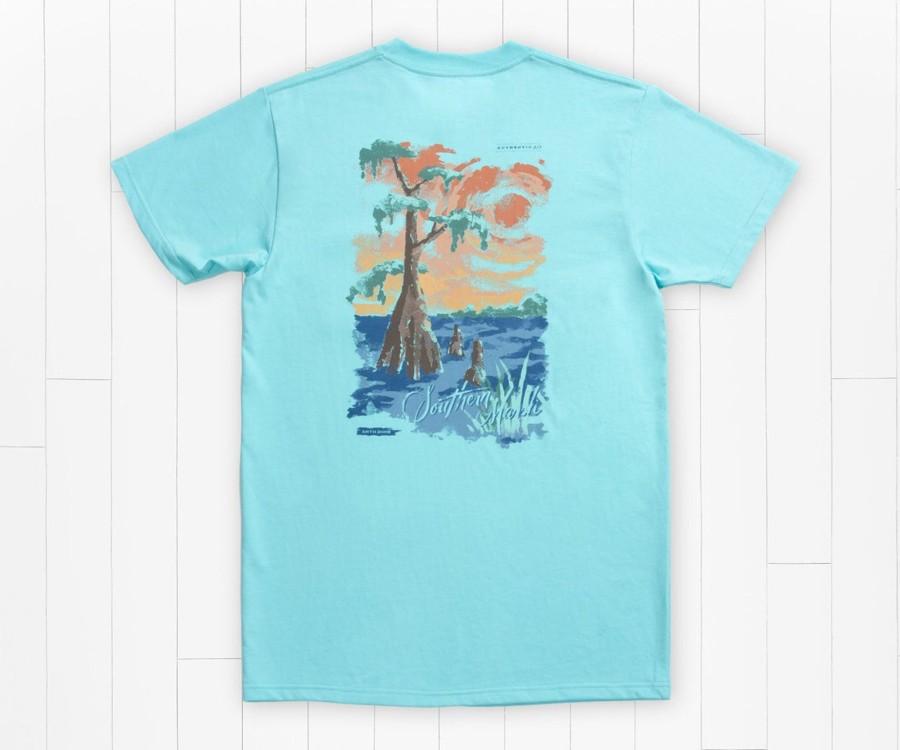 Women'S Southern Marsh Original Tees | Southern Horizons Tee | Cypress