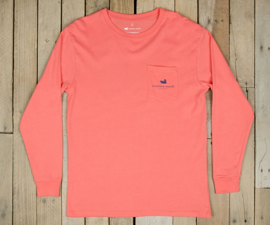 Men'S Southern Marsh Original Ls Tees | Expedition Series Tee - Rainbow Trout - Long Sleeve
