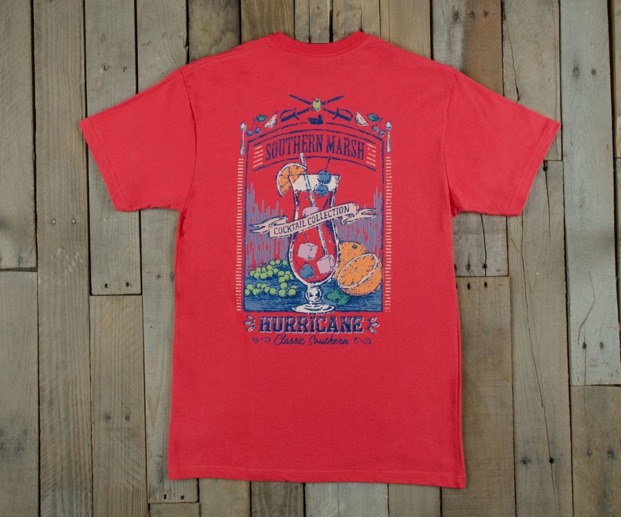 Men'S Southern Marsh Original Ss Tees | Cocktail Collection Tee - Hurricane