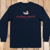 Men'S Southern Marsh Original Ls Tees | Authentic Flag Tee - Long Sleeve Navy