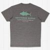 Men'S Southern Marsh Performance Tees | Fieldtec Heathered Tee - Made In The Gulf - Tuna