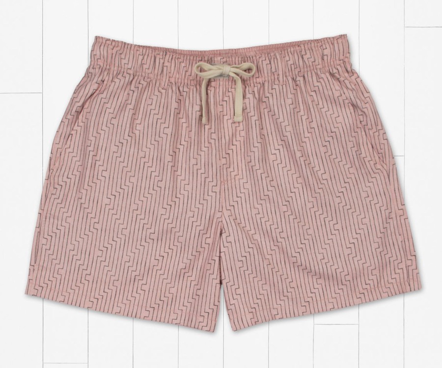 Men'S Southern Marsh Swim Trunks | Harbor Swim Trunk - Turtleback Chambray
