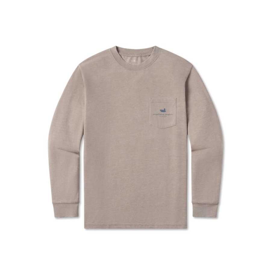 Women'S Southern Marsh Seawash Long Sleeve Tees | Seawash Tee | Slope Sunrise | Long Sleeve