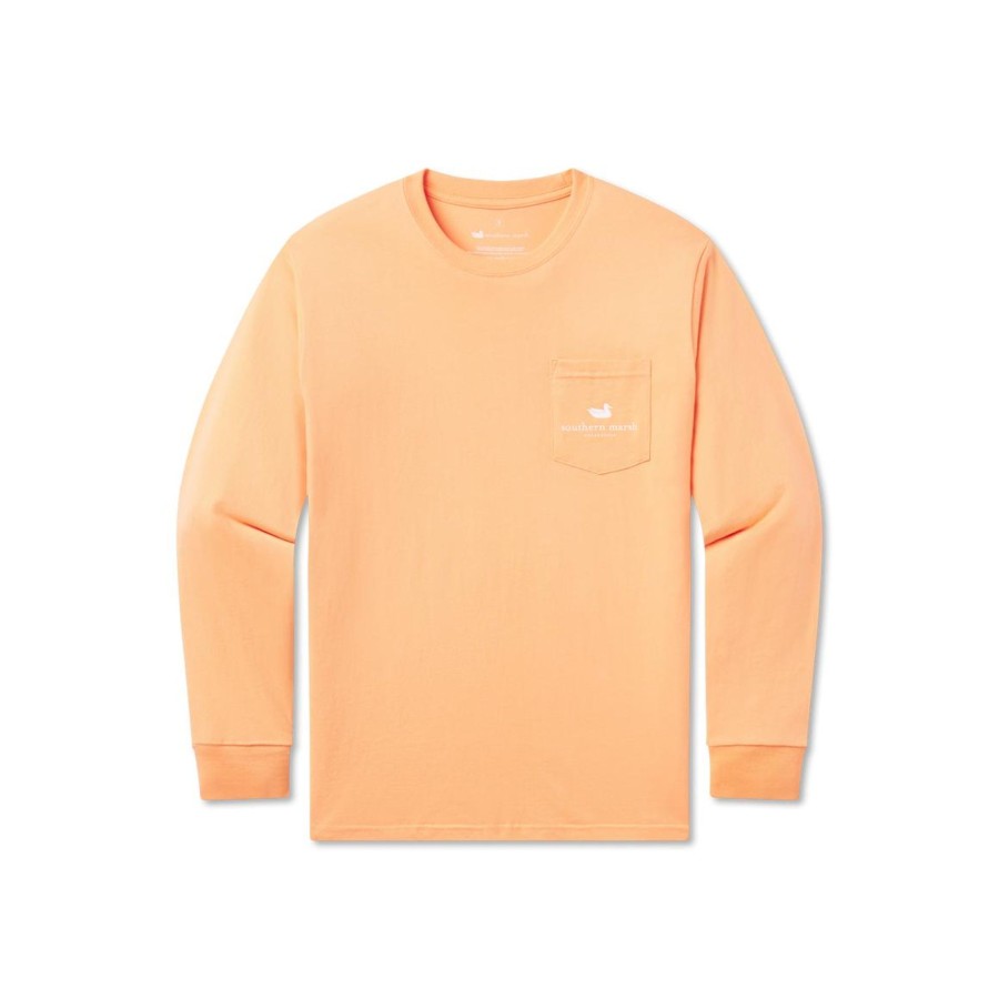Men'S Southern Marsh Original Ls Tees | Backroads Collection Tee | Georgia | Long Sleeve