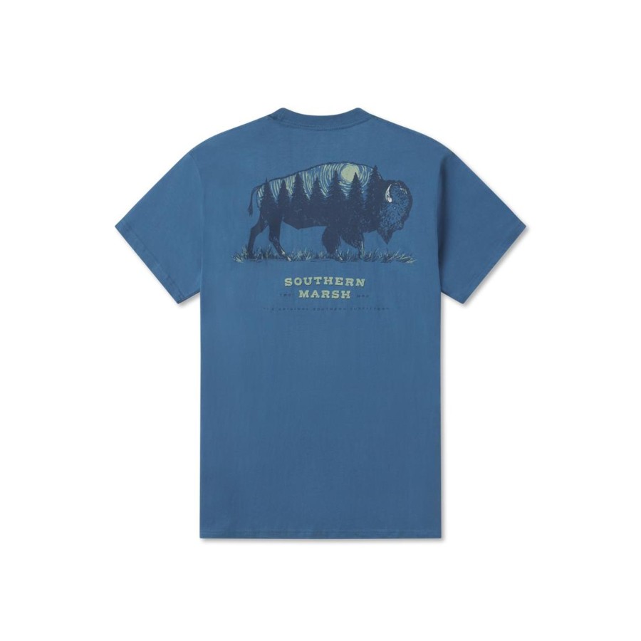 Youth Southern Marsh Original Tees | Youth Starry Silhouette Tee - Buffalo Slate