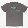 Women'S Southern Marsh Performance Tees | Fieldtec Heathered Tee - Made In The Gulf - Tuna