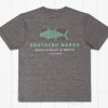 Youth Southern Marsh Performance Tees | Youth Fieldtec Heathered Tee - Made In The Gulf - Tuna Midnight Gray Heather