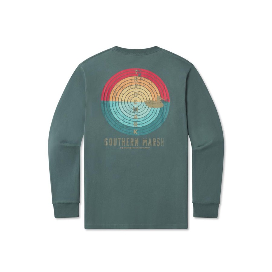 Men'S Southern Marsh Original Ls Tees | Trademark Target Tee | Long Sleeve
