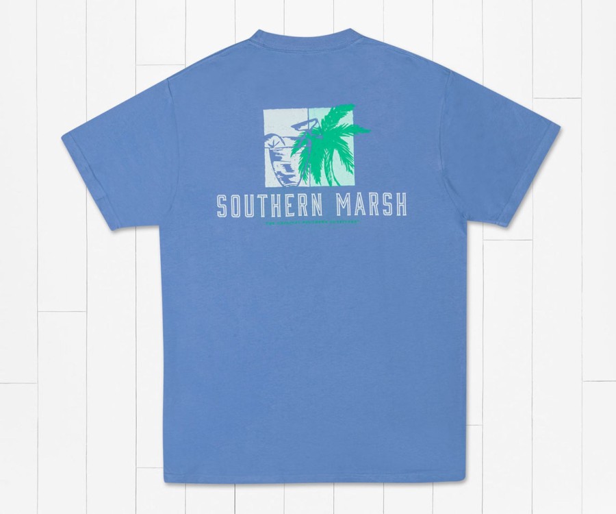 Men'S Southern Marsh Original Ss Tees | Branding Collection Tee | Beach Drinks