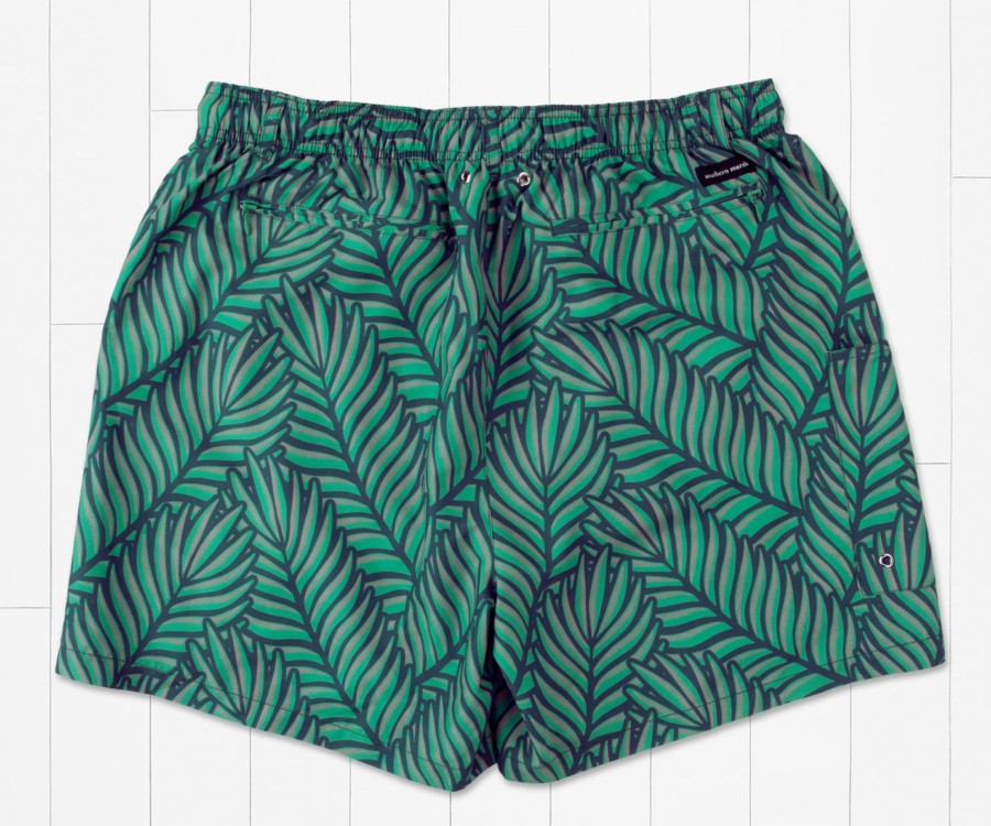 Men'S Southern Marsh Swim Trunks | Dockside Swim Trunk - Palmdale Playa