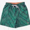 Youth Southern Marsh Swim Trunks | Youth Dockside Swim Trunk - Palmdale Playa Navy And Green