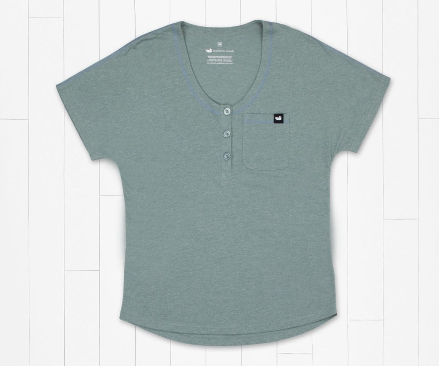 Women'S Southern Marsh Women'S Fit Tops | Mary Katherine Lounge Henley