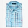 Men'S Southern Marsh Relaxed | Mansur Windowpane Dress Shirt