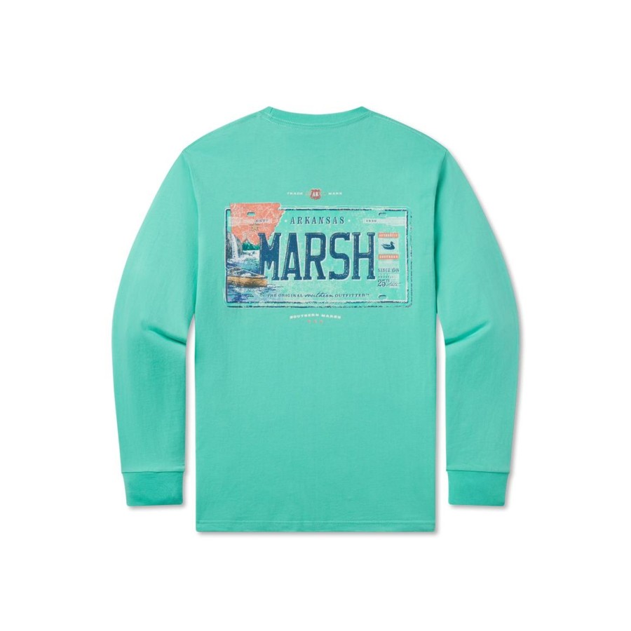 Women'S Southern Marsh Original Long Sleeve Tees | Backroads Collection Tee | Arkansas | Long Sleeve