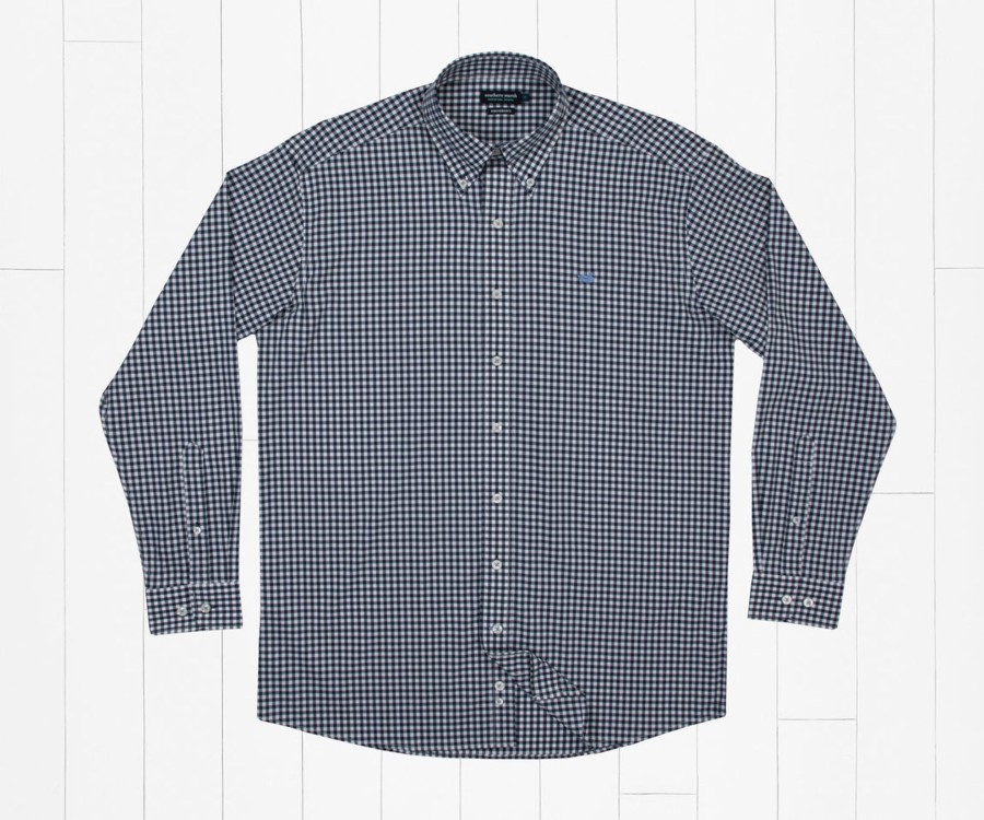 Men'S Southern Marsh Performance | Brentwood Gingham Performance Dress Shirt